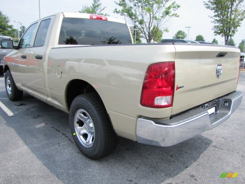 2011 Ram 1500 ST Quad Cab - White Gold / Dark Slate Gray/Medium Graystone photo #2