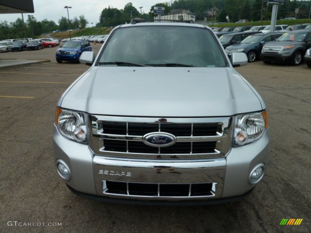 2012 Escape Limited V6 4WD - Ingot Silver Metallic / Charcoal Black photo #7