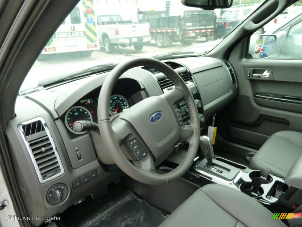 Charcoal Black Interior 2012 Ford Escape Limited V6 4WD Photo #51738070