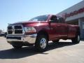 2011 Deep Cherry Red Crystal Pearl Dodge Ram 3500 HD ST Crew Cab 4x4 Dually  photo #7