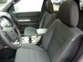  2012 Escape XLT V6 4WD Charcoal Black Interior
