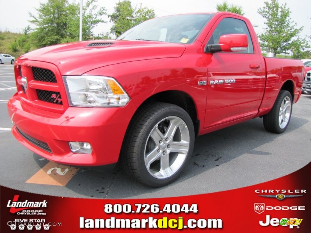 Flame Red Dodge Ram 1500