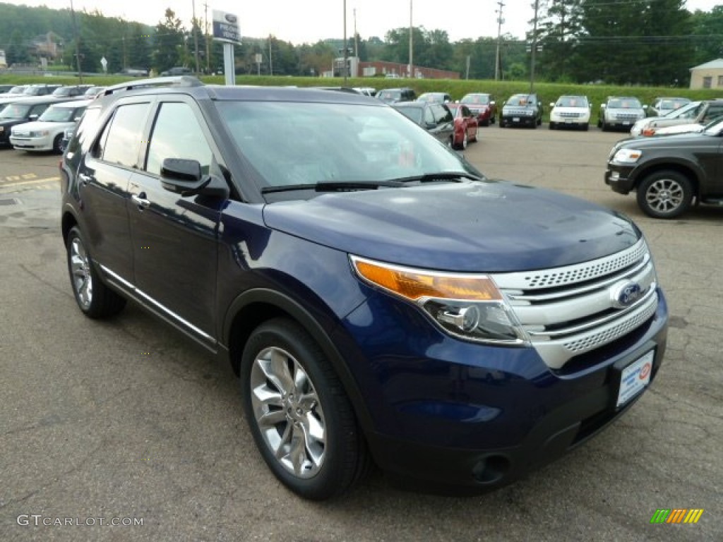 2011 Explorer XLT 4WD - Kona Blue Metallic / Charcoal Black photo #6