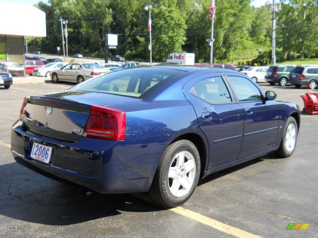 2006 Charger SE - Midnight Blue Pearl / Dark Slate Gray/Light Graystone photo #2