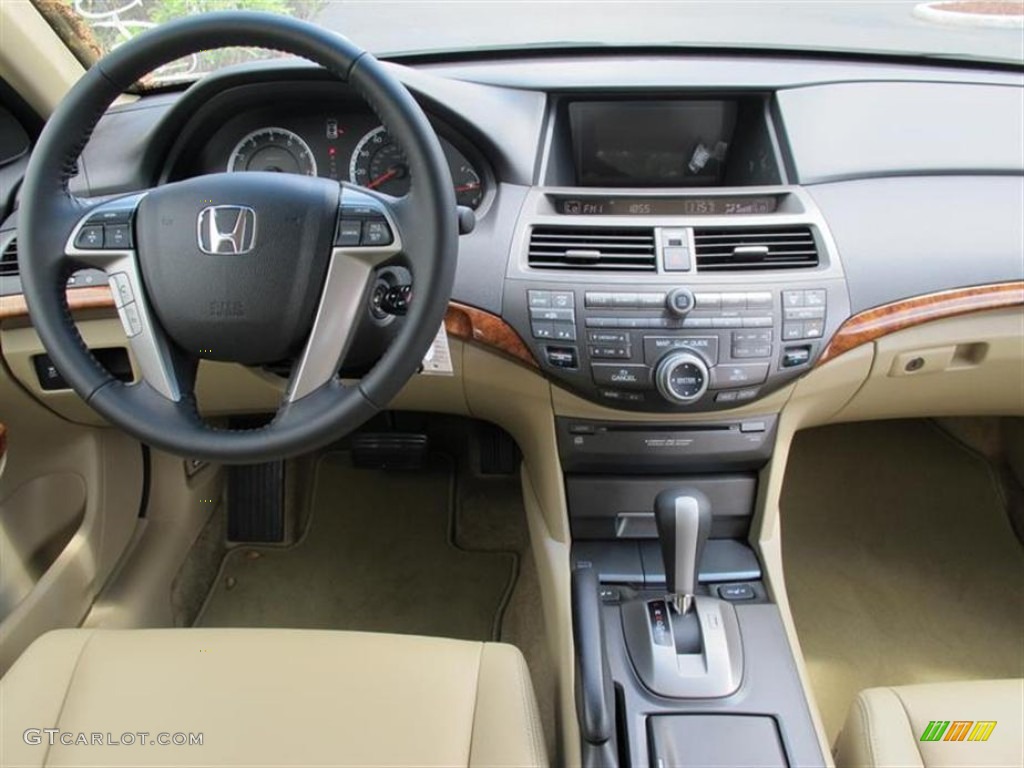 2011 Honda Accord EX-L V6 Sedan Ivory Dashboard Photo #51739213