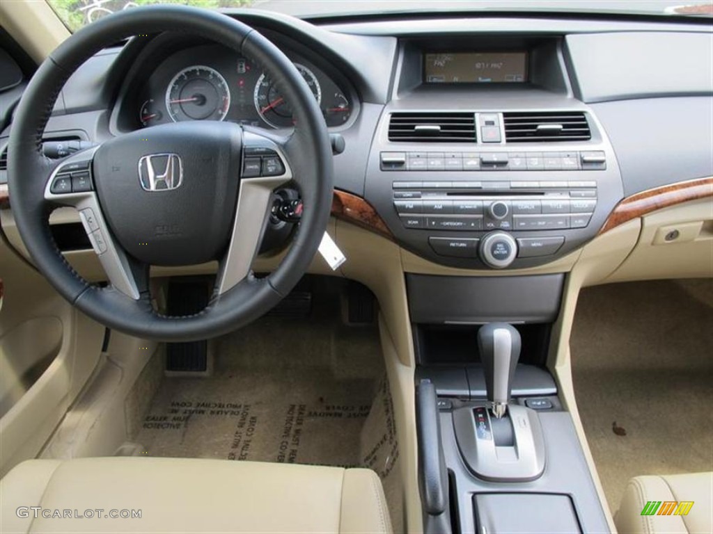 2011 Honda Accord EX-L V6 Sedan Ivory Dashboard Photo #51739360