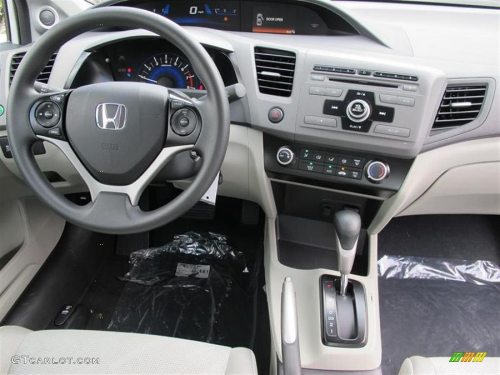 2012 Honda Civic LX Coupe Stone Dashboard Photo #51740146