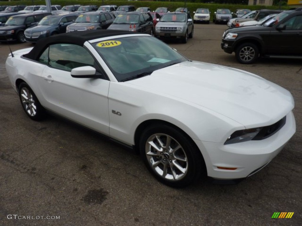Performance White 2011 Ford Mustang GT Premium Convertible Exterior Photo #51740923