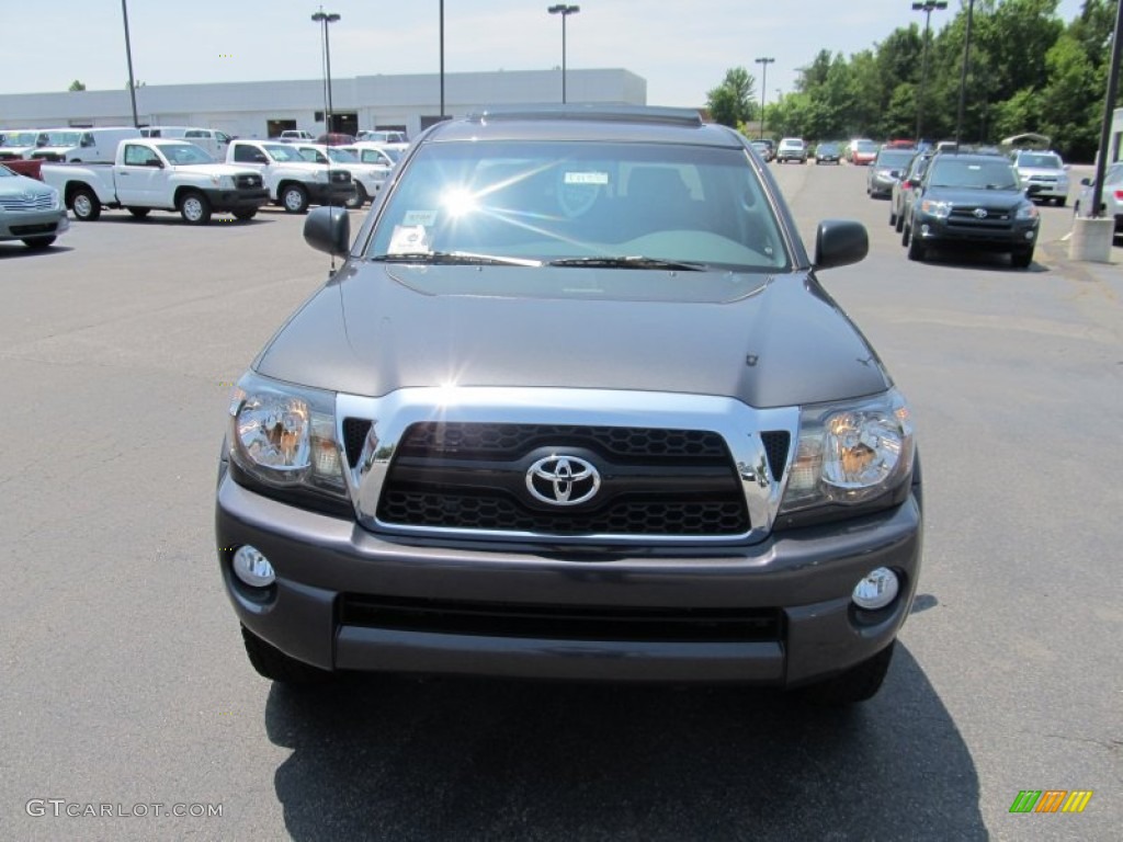 2011 Tacoma V6 TRD PreRunner Double Cab - Magnetic Gray Metallic / Graphite Gray photo #1