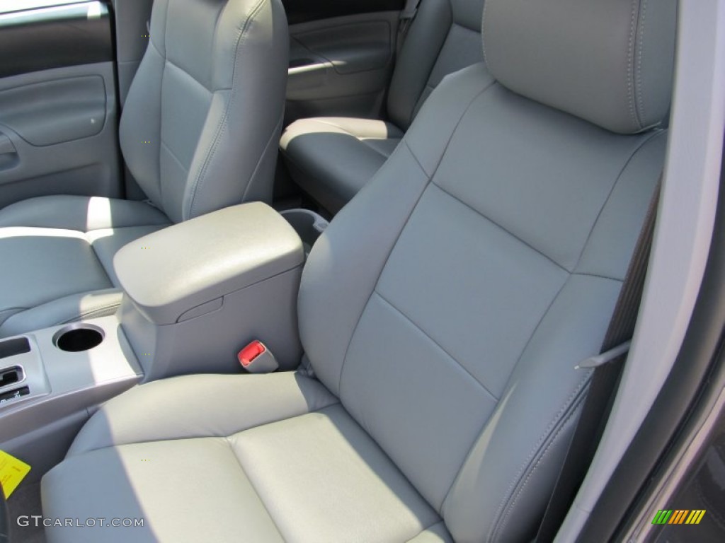 2011 Tacoma V6 TRD PreRunner Double Cab - Magnetic Gray Metallic / Graphite Gray photo #16