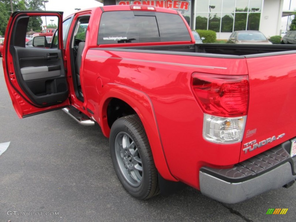 2011 Tundra X-SP Double Cab - Radiant Red / Graphite Gray photo #7