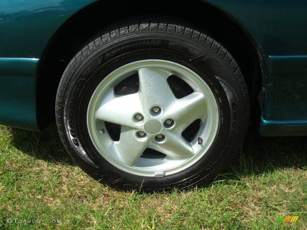 1998 Sunfire SE Convertible - Medium Sea Green Metallic / Graphite photo #7