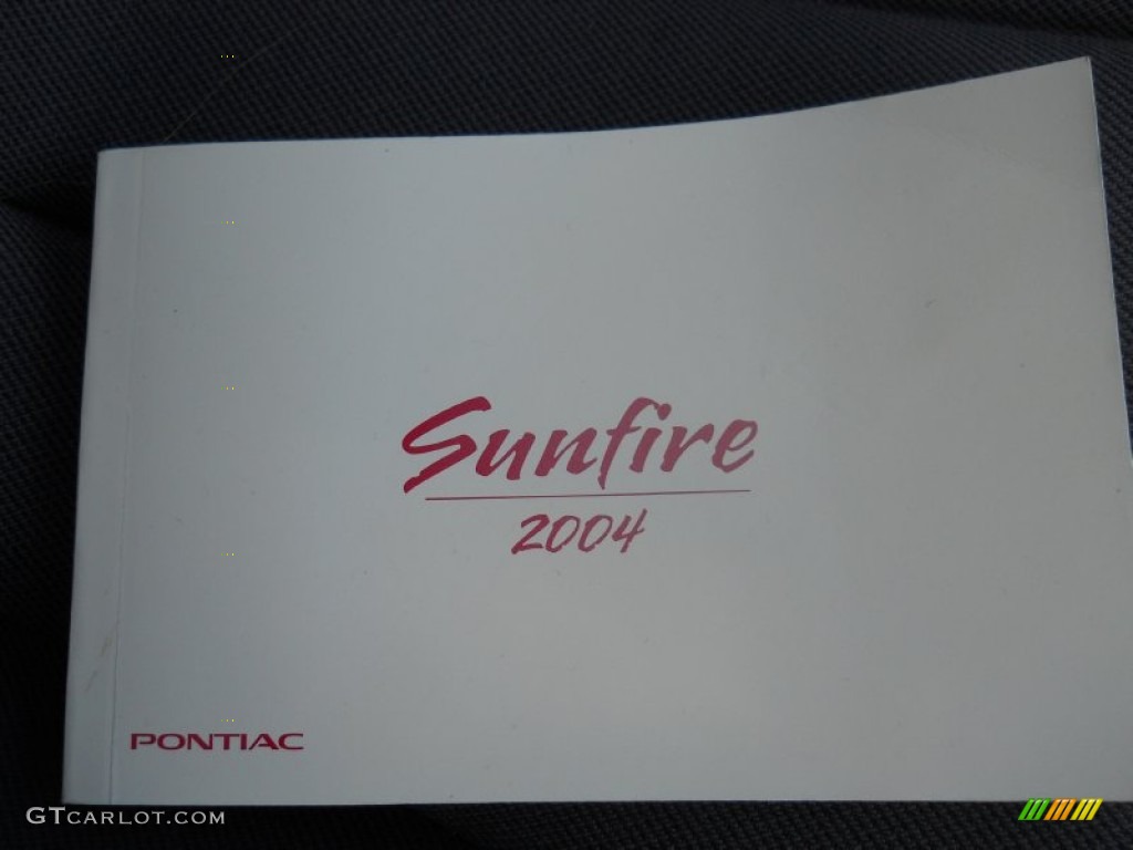 2004 Sunfire Coupe - Ultra Silver Metallic / Graphite photo #16
