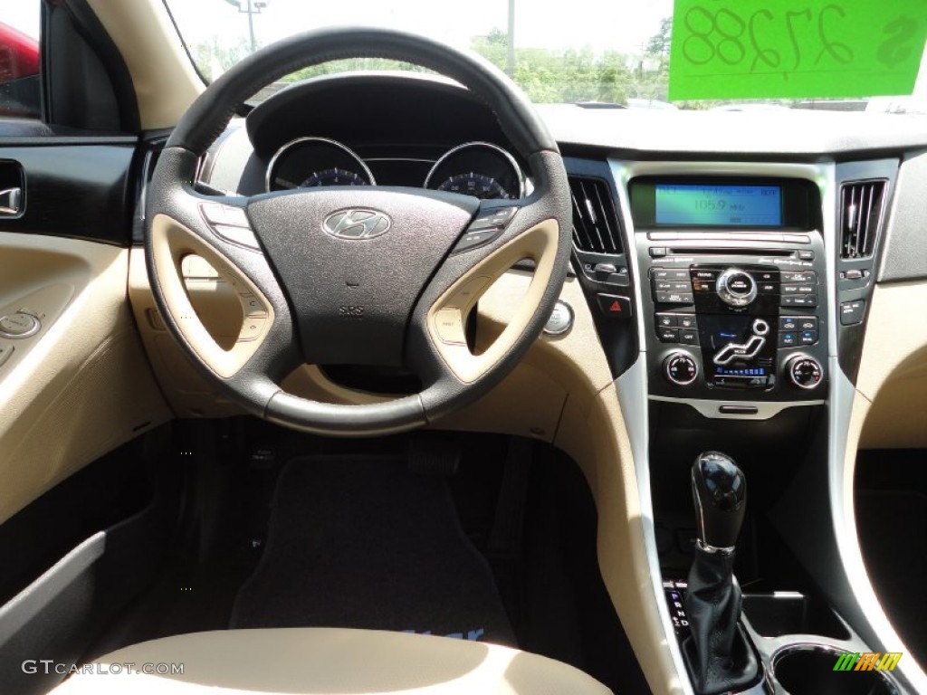 2011 Sonata Limited - Venetian Red / Camel photo #12