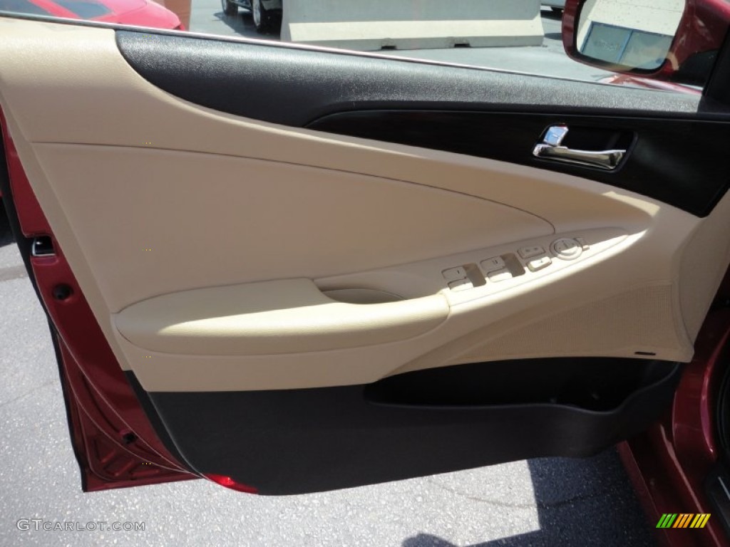 2011 Sonata Limited - Venetian Red / Camel photo #13
