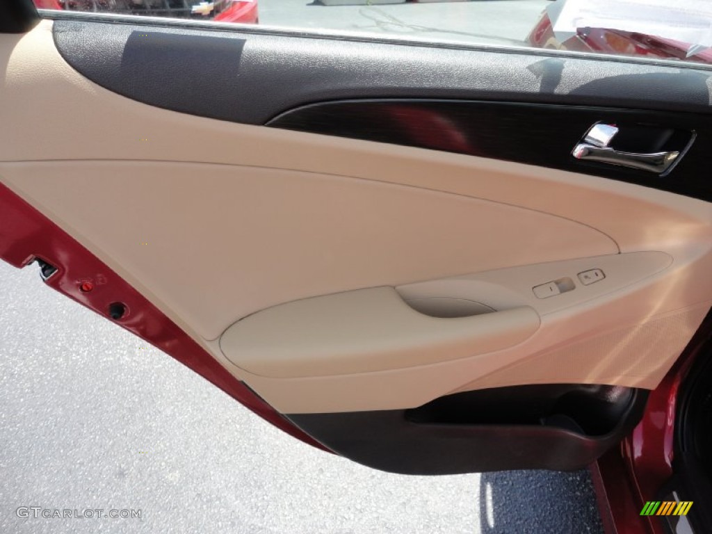 2011 Sonata Limited - Venetian Red / Camel photo #15