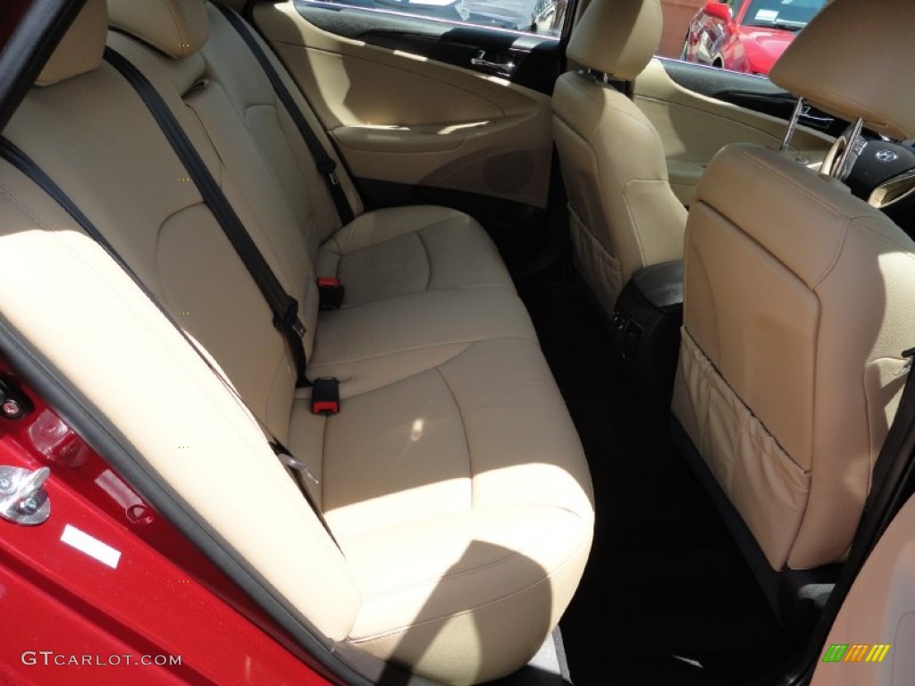 2011 Sonata Limited - Venetian Red / Camel photo #16