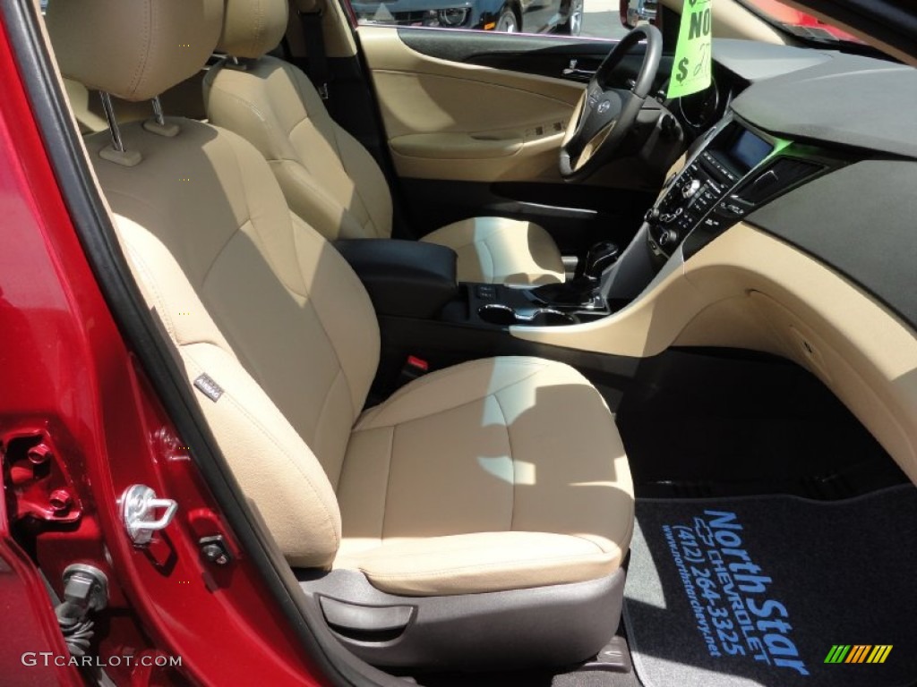 2011 Sonata Limited - Venetian Red / Camel photo #17