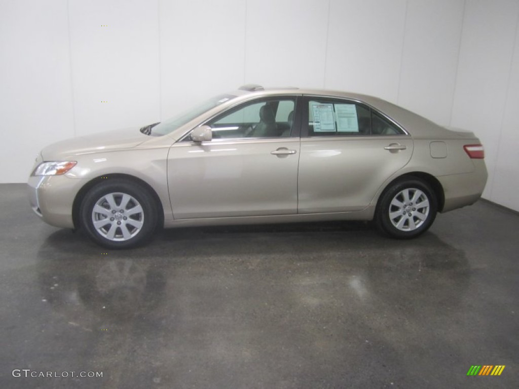 2008 Camry XLE V6 - Desert Sand Mica / Bisque photo #3