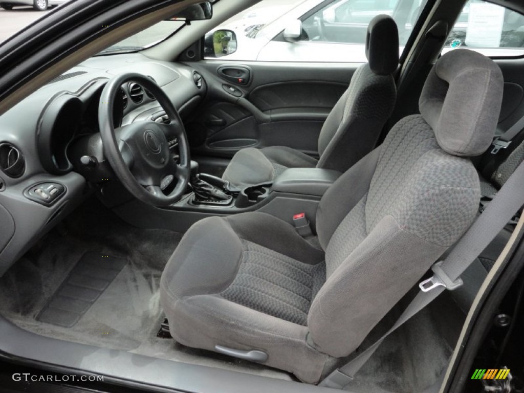 Dark Pewter Interior 2001 Pontiac Grand Am SE Coupe Photo #51746182