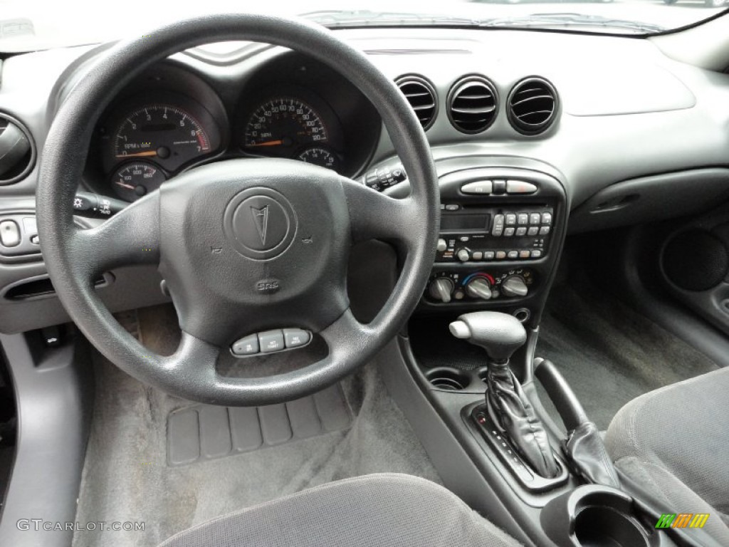 Dark Pewter Interior 2001 Pontiac Grand Am SE Coupe Photo #51746212