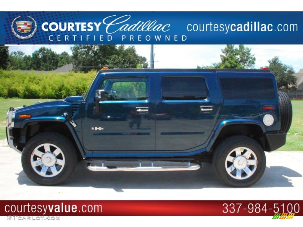 2008 H2 SUV - All-Terrain Blue / Ebony Black photo #1