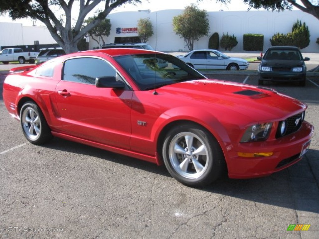 2007 Mustang GT Premium Coupe - Torch Red / Light Graphite photo #1