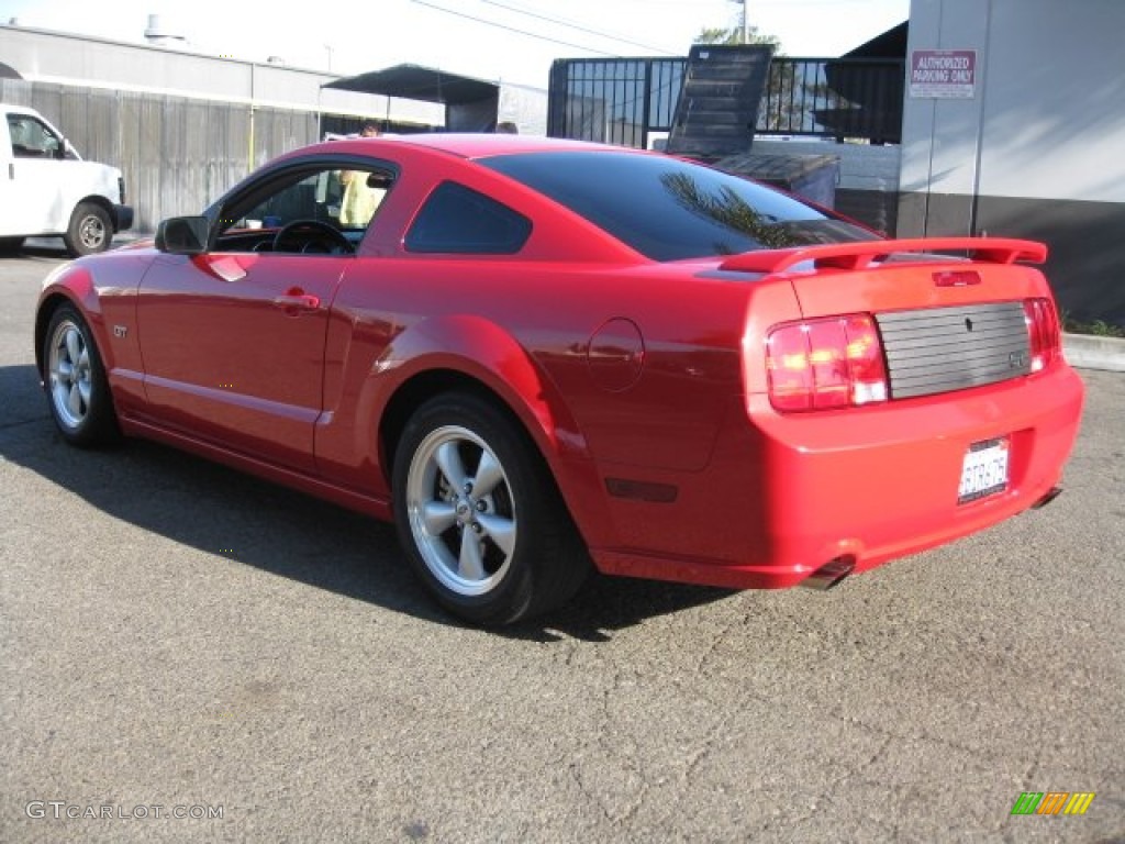 2007 Mustang GT Premium Coupe - Torch Red / Light Graphite photo #11