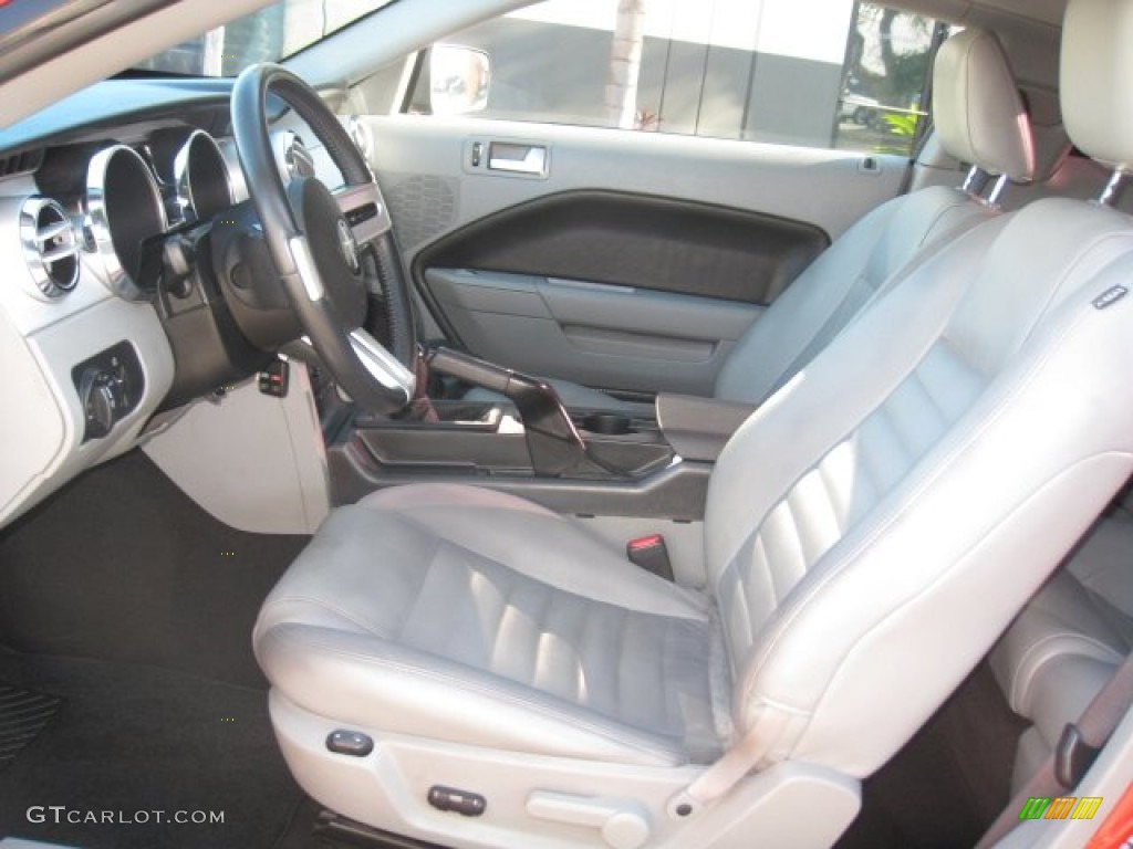 Light Graphite Interior 2007 Ford Mustang GT Premium Coupe Photo #51747556