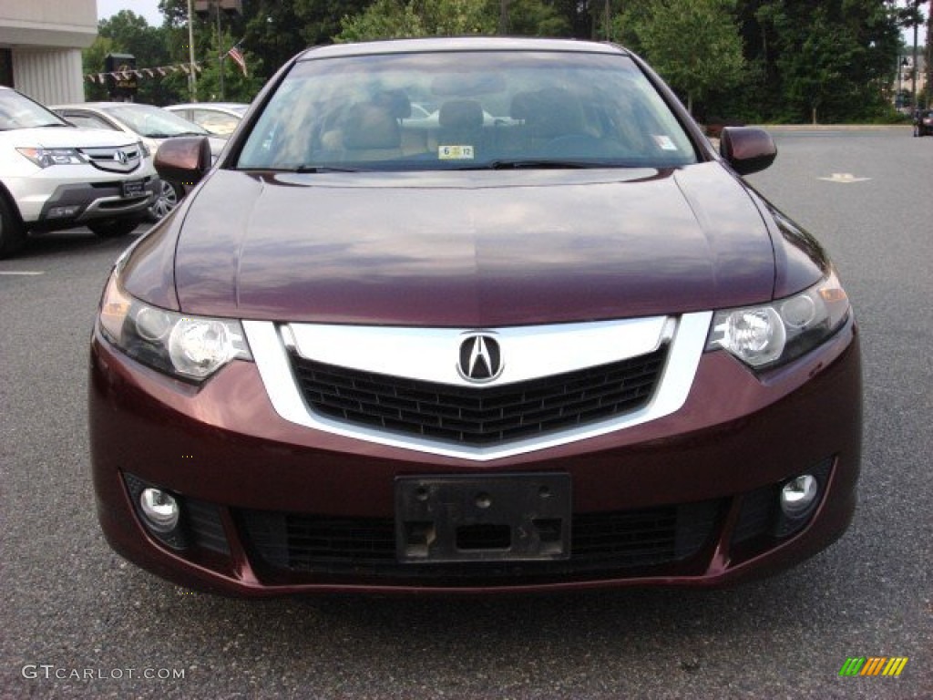 Basque Red Pearl 2009 Acura TSX Sedan Exterior Photo #51747757