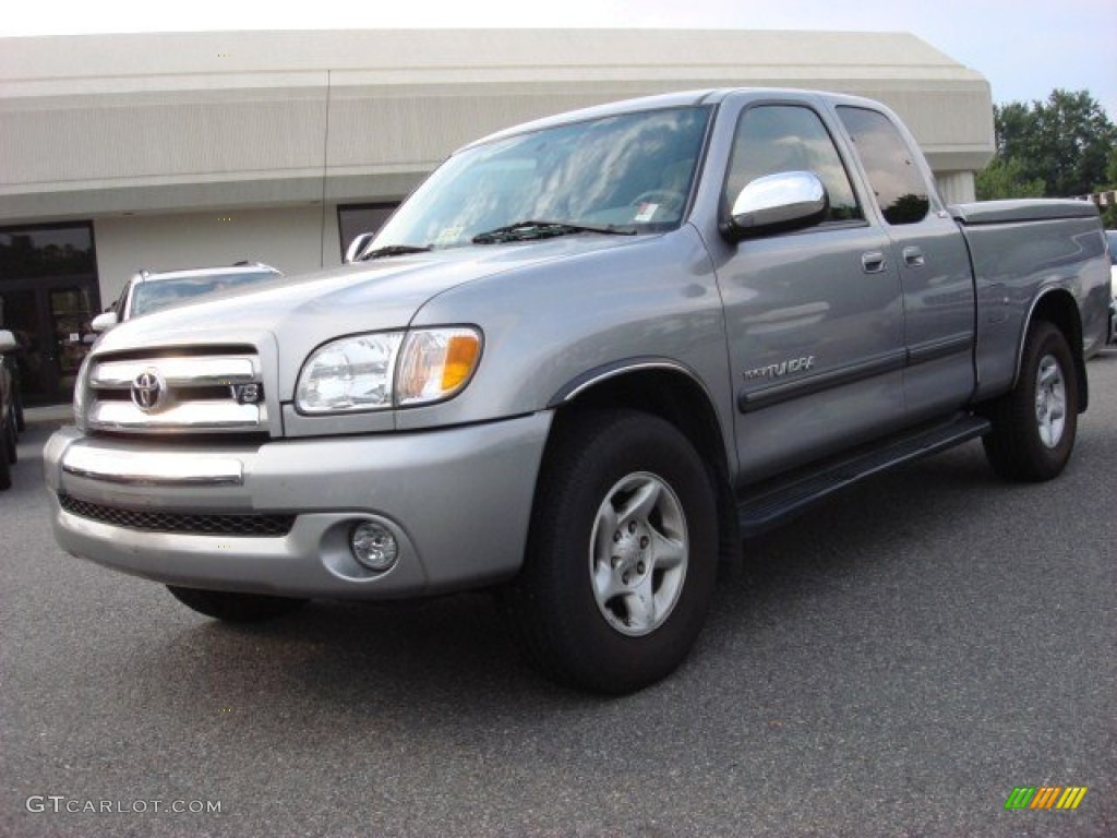 2003 Tundra SR5 Access Cab - Silver Sky Metallic / Light Charcoal photo #7