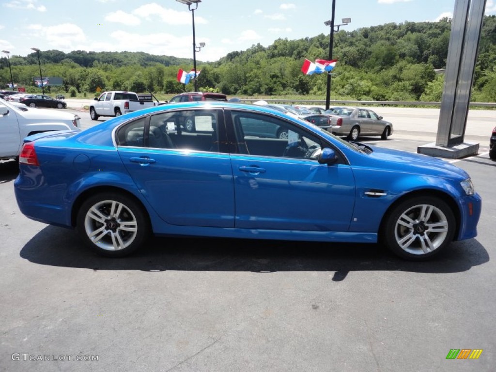 2009 G8 Sedan - Stryker Blue Metallic / Onyx photo #6