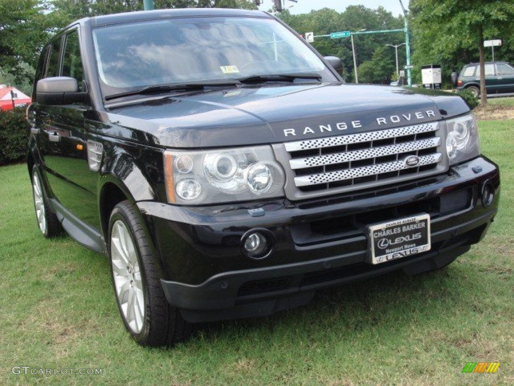 2006 Range Rover Sport Supercharged - Java Black Pearlescent / Ebony Black photo #1