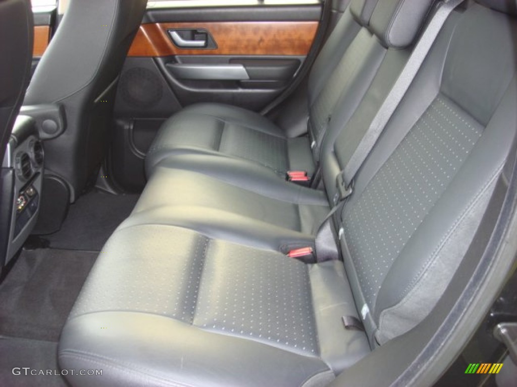 Ebony Black Interior 2006 Land Rover Range Rover Sport Supercharged Photo #51748708