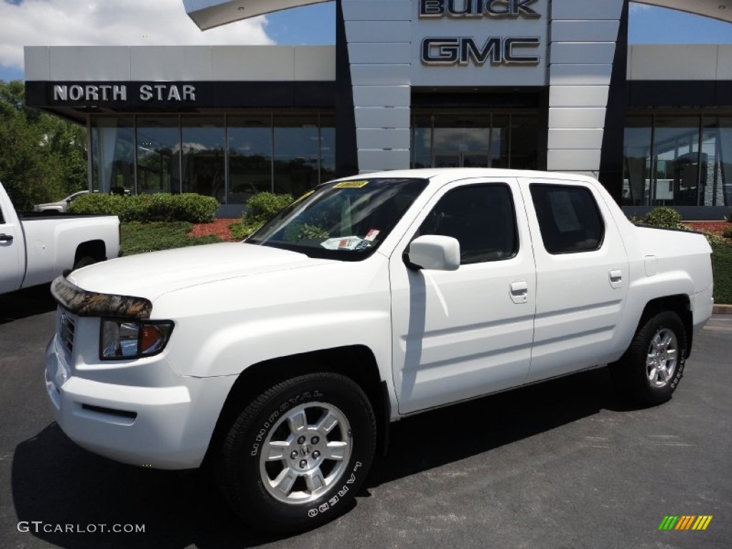 2008 Ridgeline RTS - White / Beige photo #1