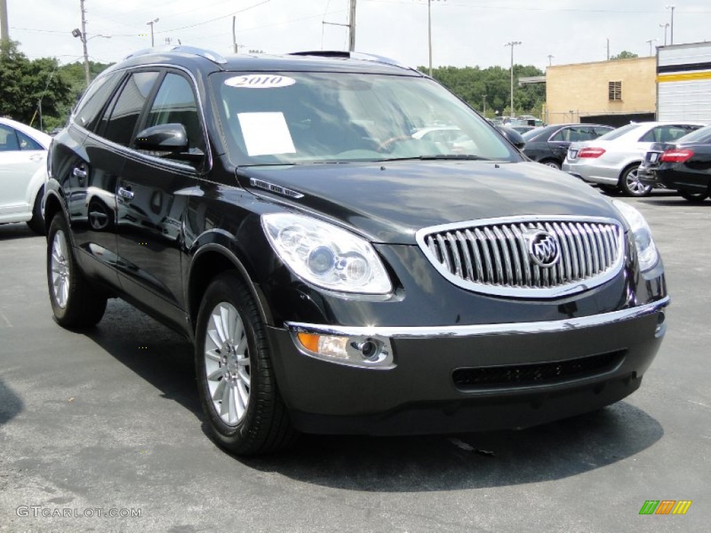 2010 Enclave CXL - Carbon Black Metallic / Titanium/Dark Titanium photo #3