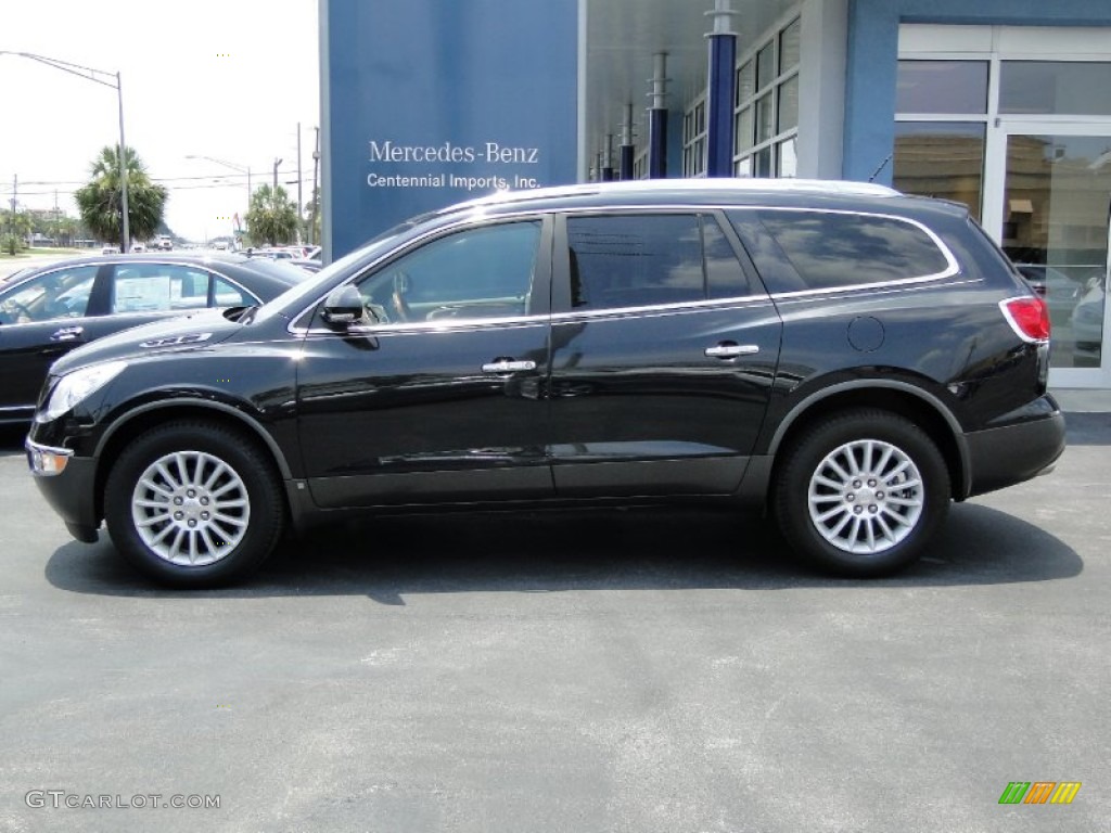 2010 Enclave CXL - Carbon Black Metallic / Titanium/Dark Titanium photo #6