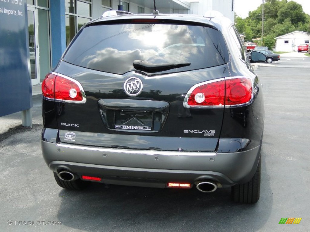 2010 Enclave CXL - Carbon Black Metallic / Titanium/Dark Titanium photo #9