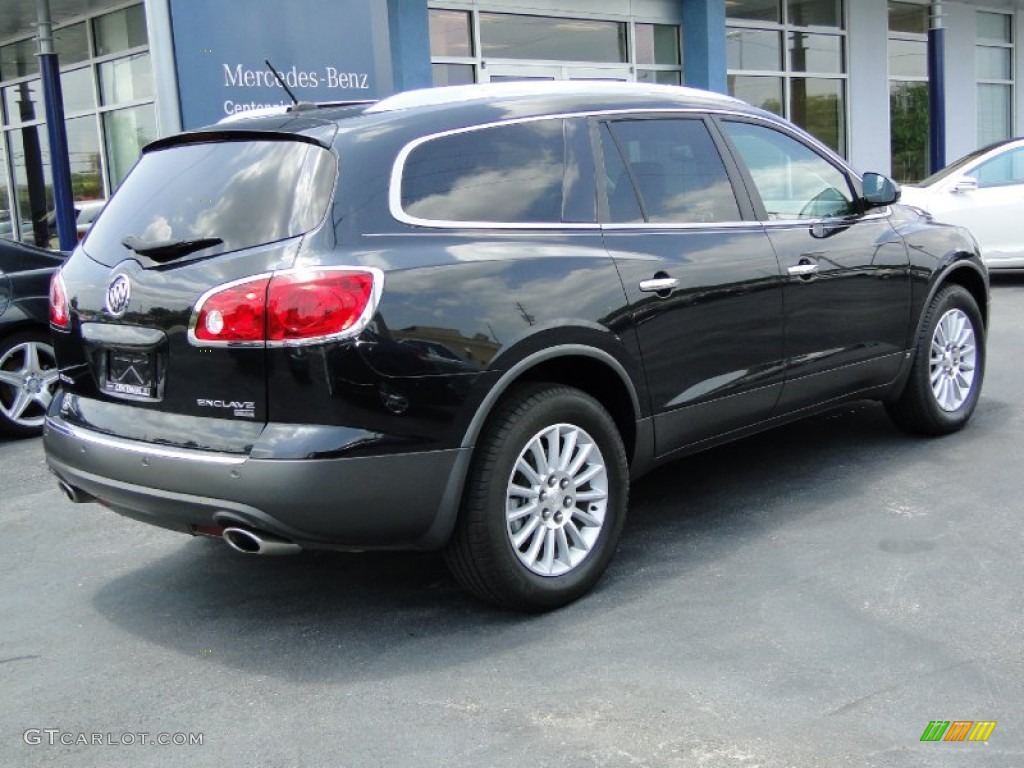 2010 Enclave CXL - Carbon Black Metallic / Titanium/Dark Titanium photo #10