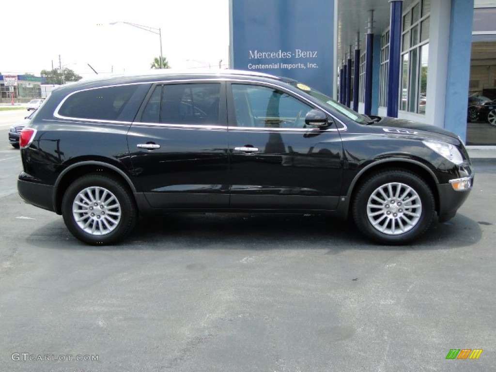 2010 Enclave CXL - Carbon Black Metallic / Titanium/Dark Titanium photo #11