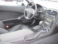 Ebony Black Interior Photo for 2011 Chevrolet Corvette #51752257