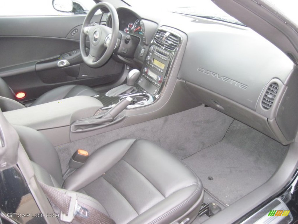 2011 Chevrolet Corvette Coupe Ebony Black Dashboard Photo #51752272