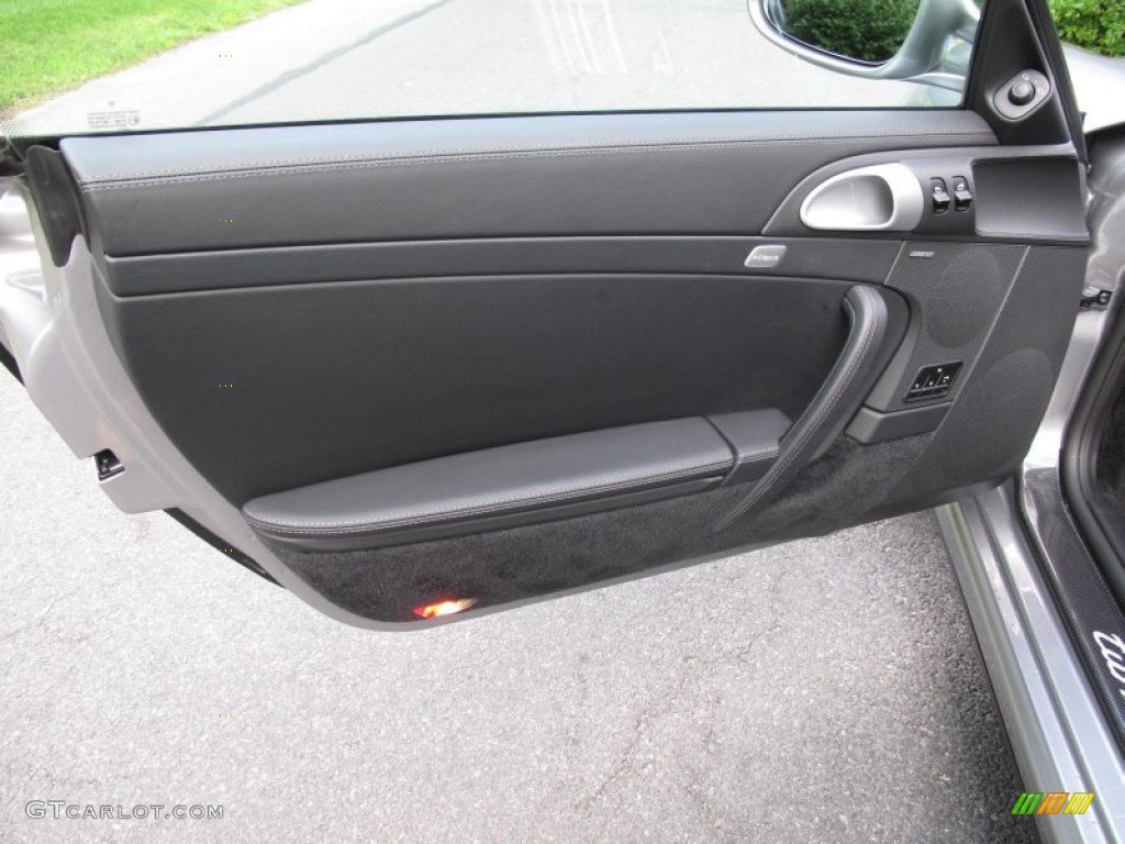 2011 Porsche 911 Turbo S Coupe Black Door Panel Photo #51752281