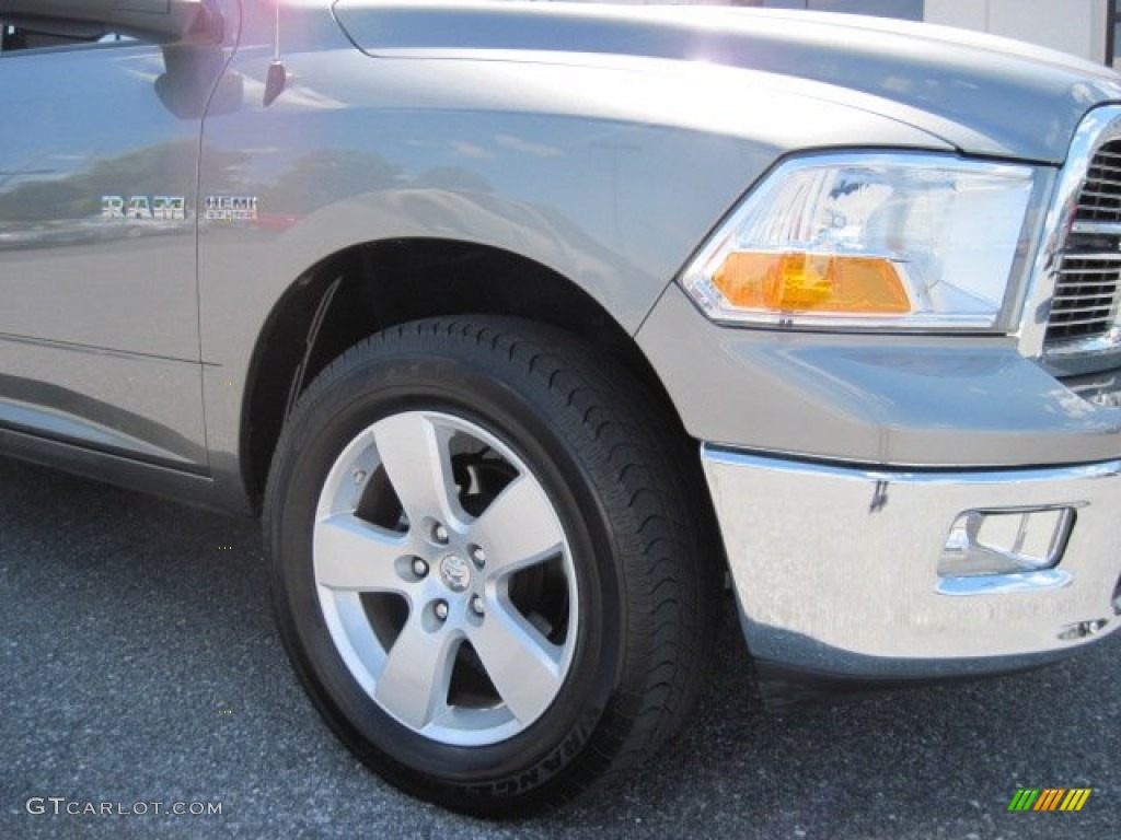 2009 Ram 1500 Laramie Quad Cab 4x4 - Mineral Gray Metallic / Dark Slate/Medium Graystone photo #4