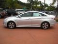 2011 Silver Frost Metallic Hyundai Sonata Hybrid  photo #2