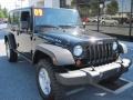 2009 Black Jeep Wrangler Unlimited Rubicon 4x4  photo #2