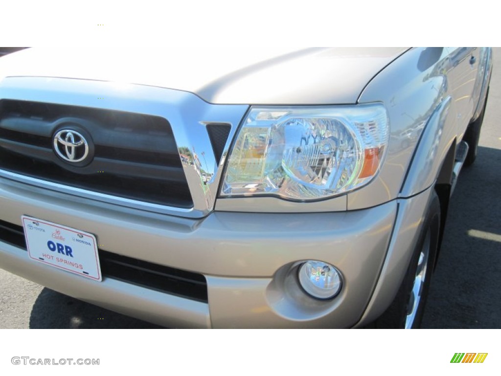 2007 Tacoma V6 SR5 PreRunner Access Cab - Desert Sand Mica / Taupe photo #9