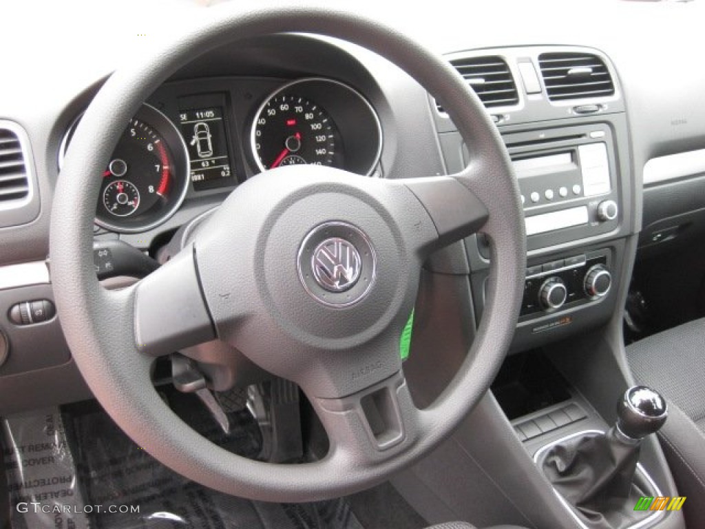 Titan Black Interior 2010 Volkswagen Golf 2 Door Photo #51753508