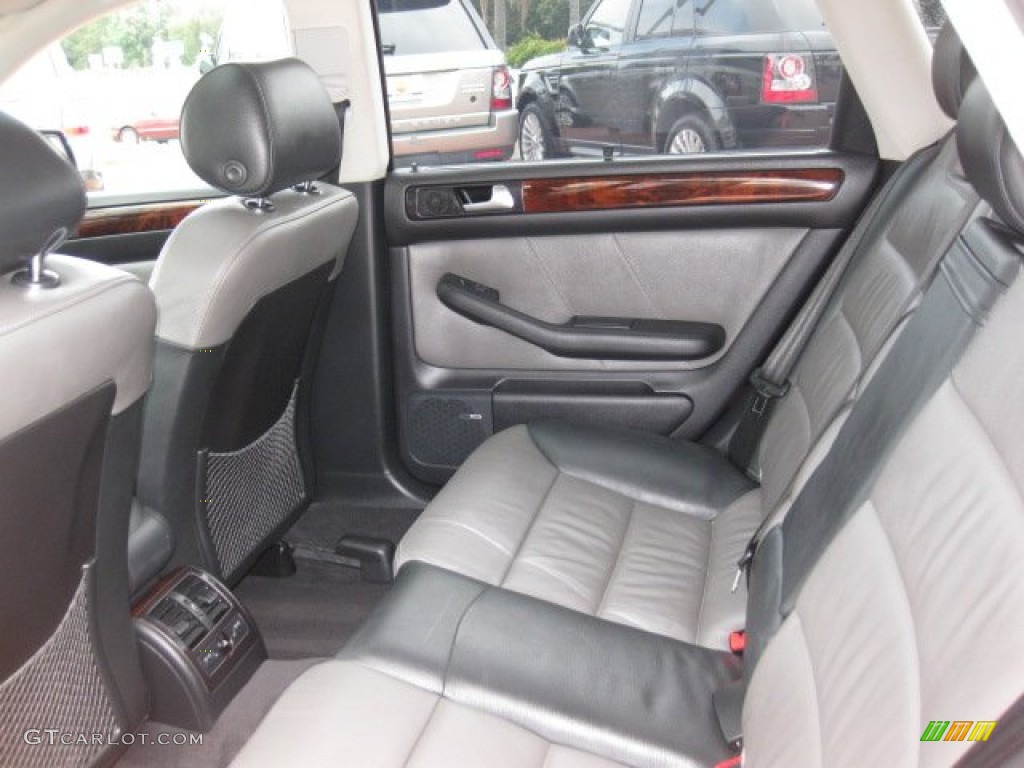 Platinum/Saber Black Interior 2003 Audi Allroad 2.7T quattro Photo #51753934