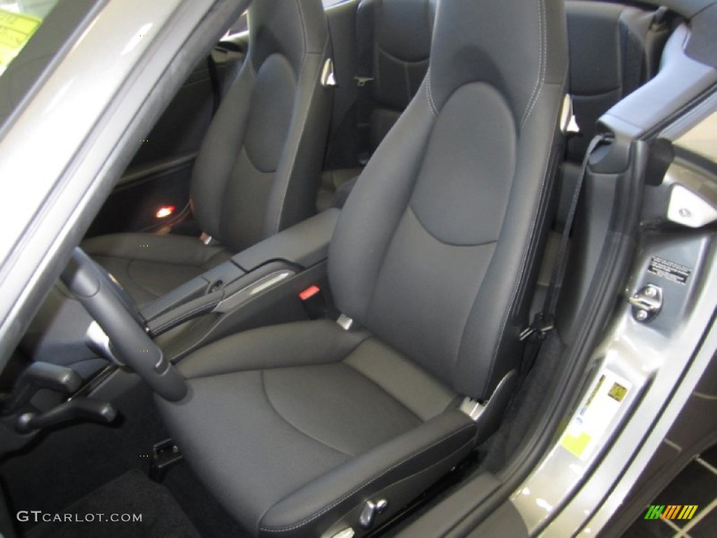 Black Interior 2012 Porsche 911 Carrera S Cabriolet Photo #51755479